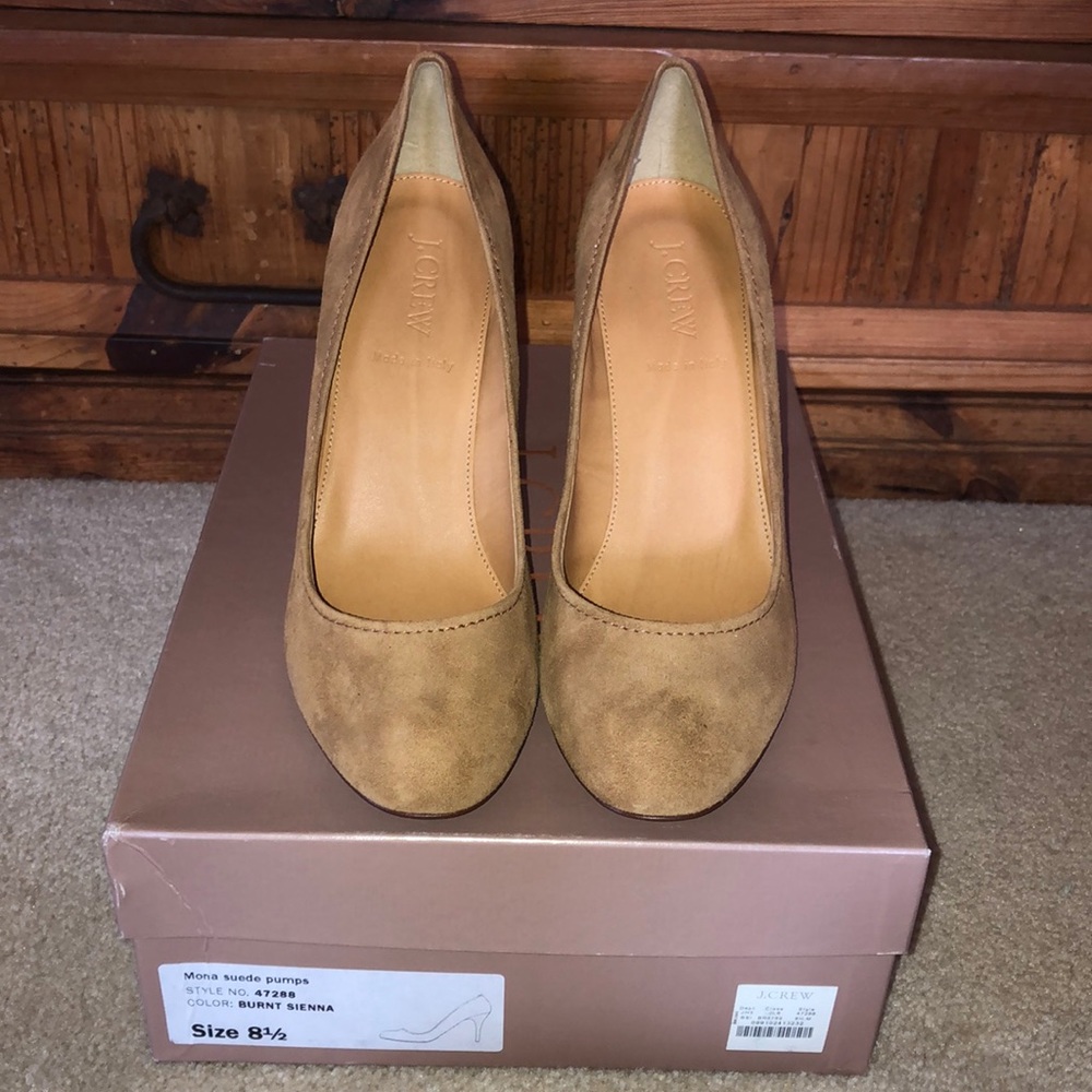 J. Crew Mona Suede Pumps